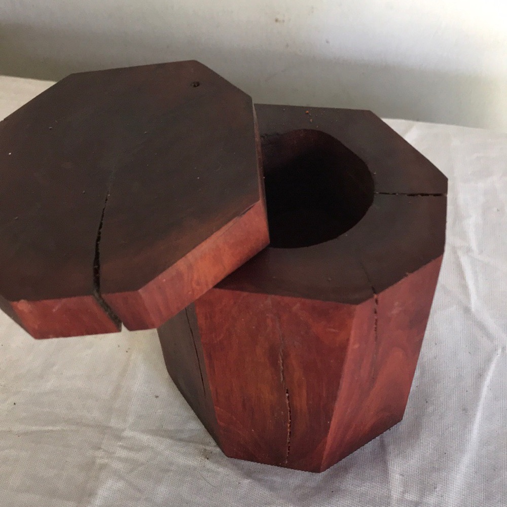 Wooden stash box